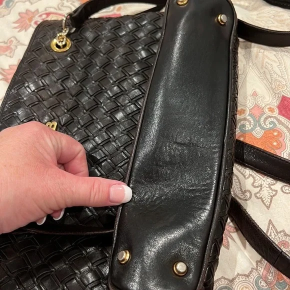 Bally Vintage 1990’s Braided Leather Shoulder Bag - Picture 12 of 12